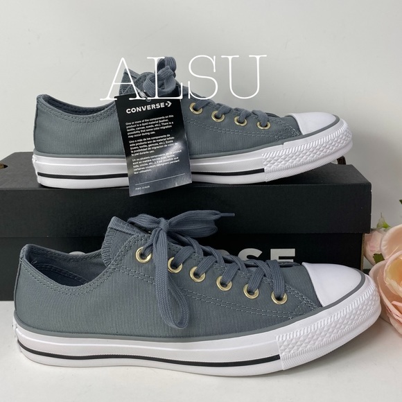 Converse Ctas Low Top Canvas Cool Grey W AUTHENTIC - Picture 2 of 8